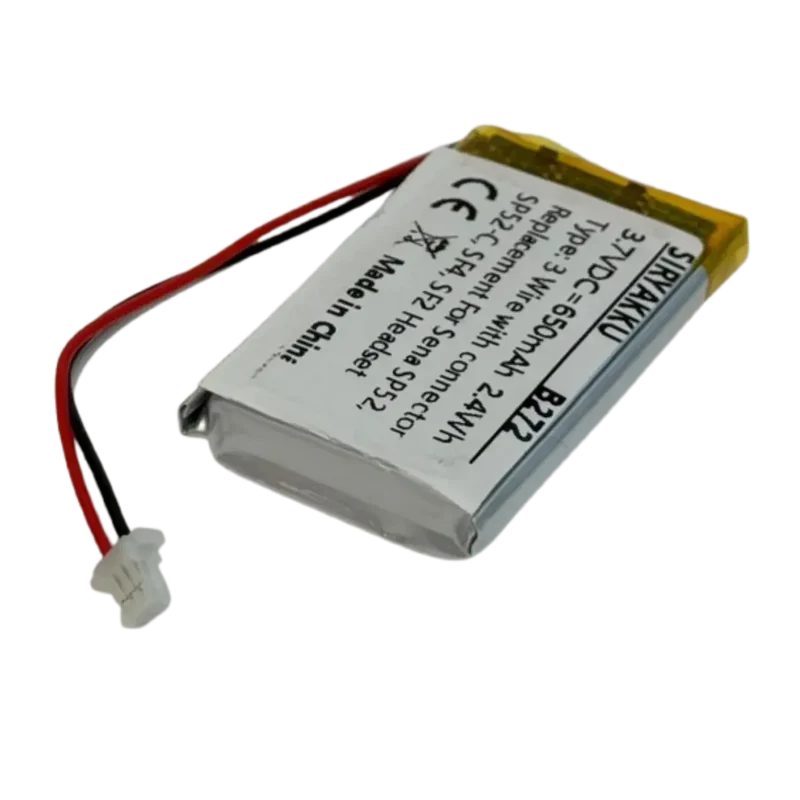 Batterie Li-Po 650mAh pour intercom Sena 2 fils