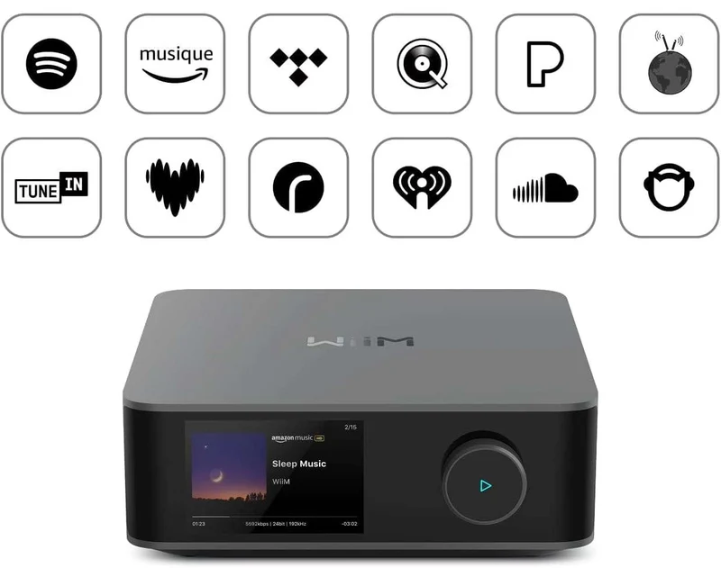 WiiMAMPULTRA | Amplificateur de streaming 100 Watts par canal (Space Grey)