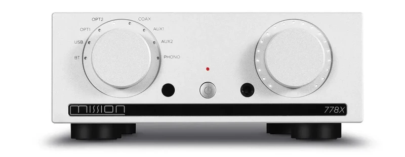 Mission 778X | Amplificateur stéréo intégré 65Watts/canal, DAC, Bluetooth, PhonoMM