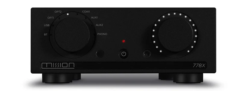 Mission 778X | Amplificateur stéréo intégré 65Watts/canal, DAC, Bluetooth, PhonoMM