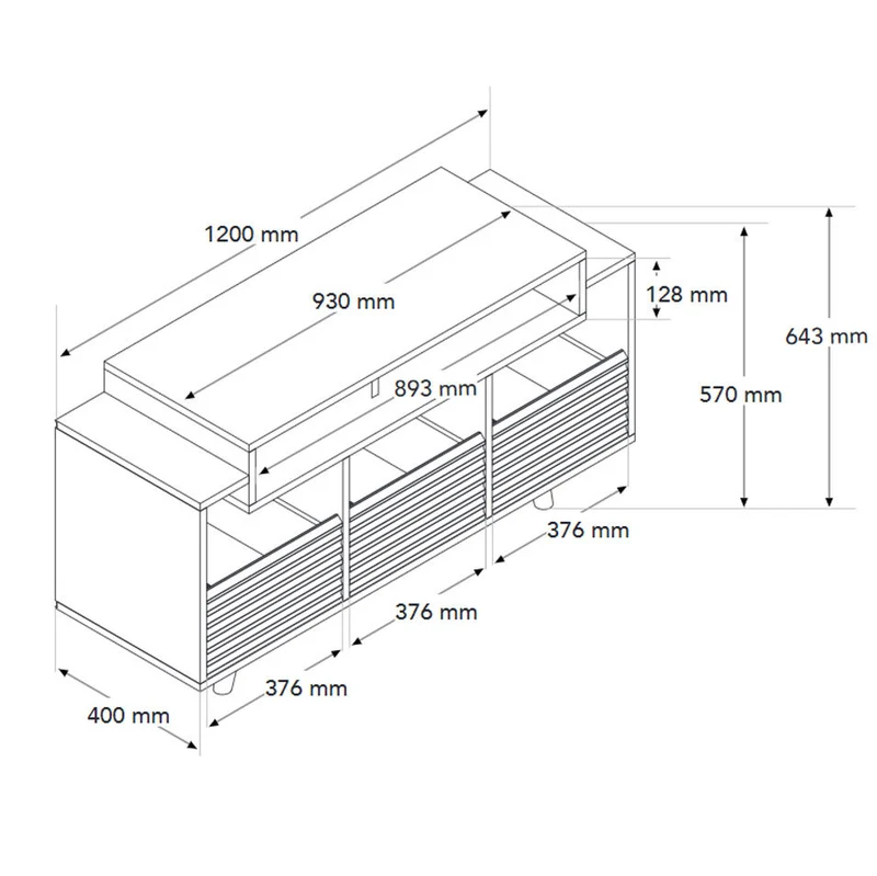NorStone OSLO 1200 | Meuble audio haut de gamme