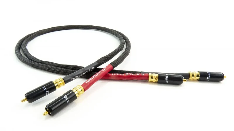 Tellurium Q Ultra Black II | çables RCA-RCA (paire)