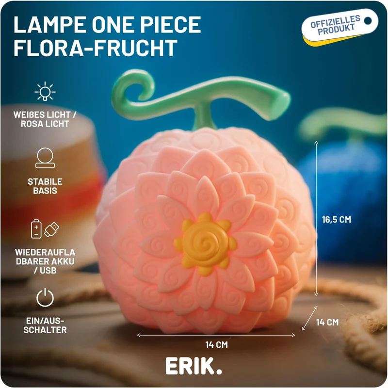 Lampe One Piece Nico Robin Flower-Flower Fruit - Officielle