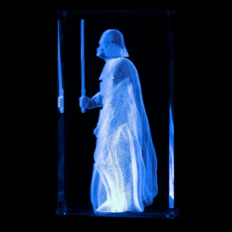 Lampe Hologramme Cristal 3D Star Wars Darth Vader