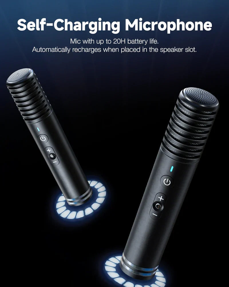 Ikarao Shell S1 - Système portable Karaoké Tout-en-un Bluetooth