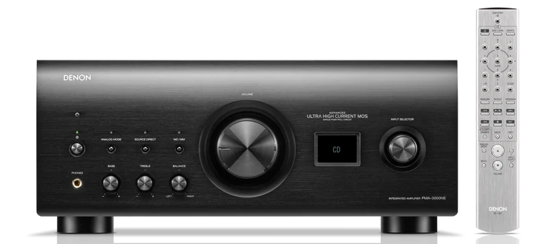 DENON PMA-3000NE : Amplificateur stéréo intégré 160Watts/Canal, phono MM/MC