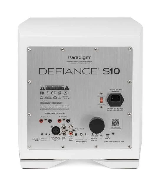 Paradigm Defiance S10 - Caisson de basses 500Watts avec HP de graves de 10''