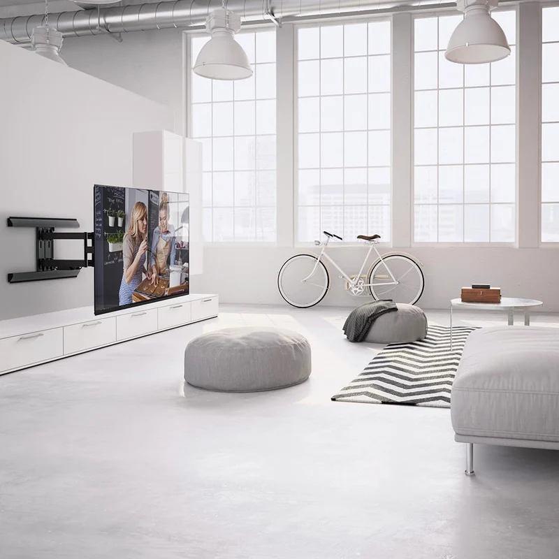 KANTO PMX660 -Support mural articulé pour téléviseurs de 37'' à 80'', 125 lb
