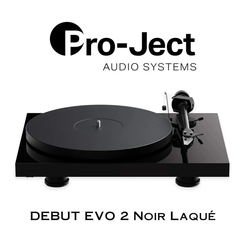 Pro-Ject Debut EVO 2 - Table tournante haut de gamme avec cartouche Pick It MM EVO
