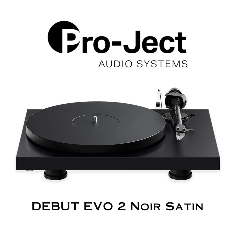 Pro-Ject Debut EVO 2 - Table tournante haut de gamme avec cartouche Pick It MM EVO