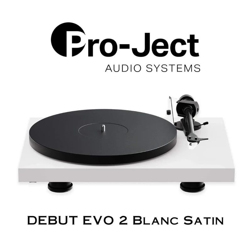 Pro-Ject Debut EVO 2 - Table tournante haut de gamme avec cartouche Pick It MM EVO