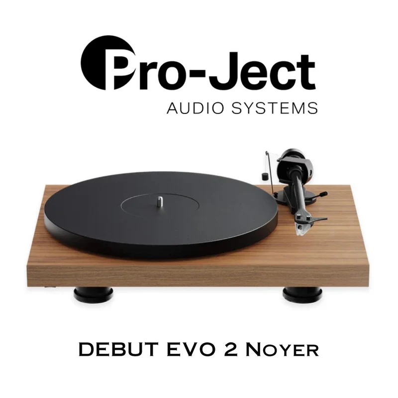 Pro-Ject Debut EVO 2 - Table tournante haut de gamme avec cartouche Pick It MM EVO