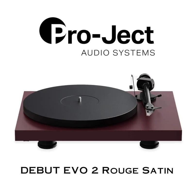 Pro-Ject Debut EVO 2 - Table tournante haut de gamme avec cartouche Pick It MM EVO