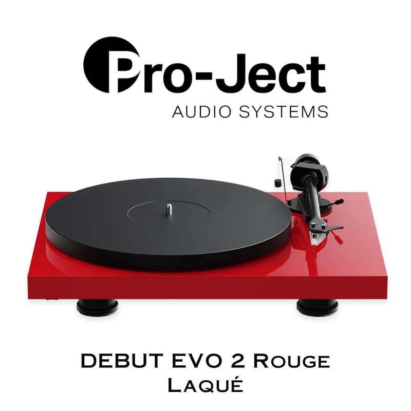 Pro-Ject Debut EVO 2 - Table tournante haut de gamme avec cartouche Pick It MM EVO