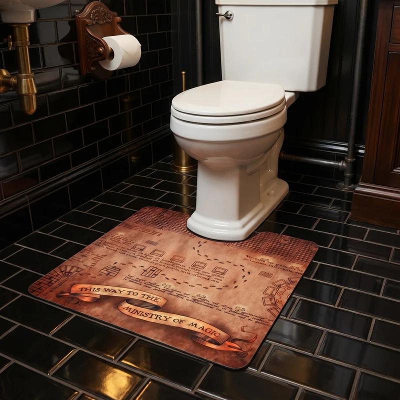 Tapis de Toilette – Chemin vers le Ministère de la Magie