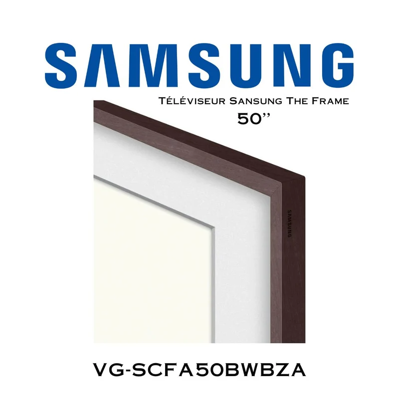 Samsung VG-SCFABWBZA - Contour pour téléviseur The Frame - Teck