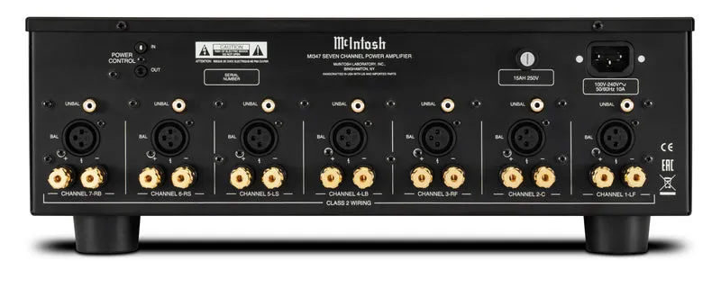 McIntosh MI347 - Ampli de puissance numérique 7 canaux