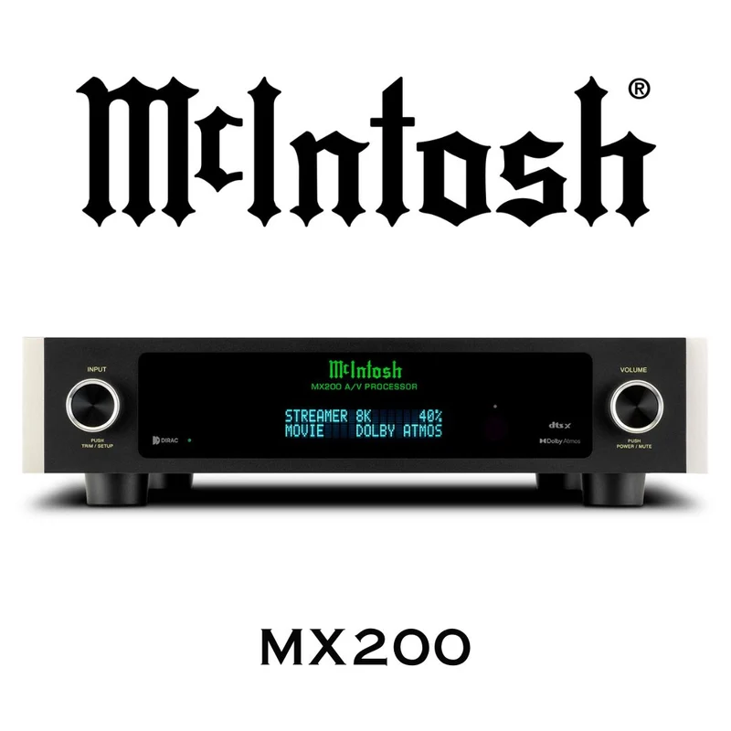 McIntosh MX200 - Processeur cinéma maison Dolby Atmos 11.2 Canaux