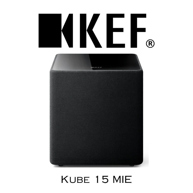KEF Kube 15 MIE - Caisson de basses actif scellé de 15 pouces à projection frontale 300 Watts