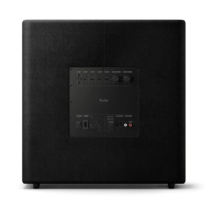 KEF Kube 15 MIE - Caisson de basses actif scellé de 15 pouces à projection frontale 300 Watts
