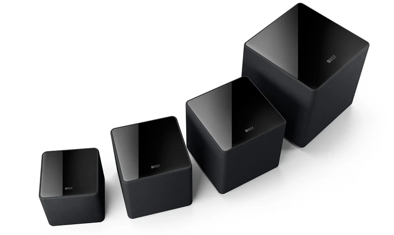 KEF Kube 15 MIE - Caisson de basses actif scellé de 15 pouces à projection frontale 300 Watts