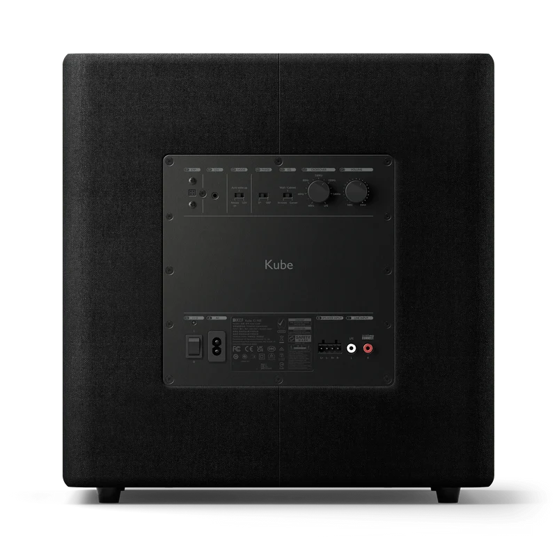 KEF Kube 12 MIE - Caisson de basses actif scellé de 12 pouces à projection frontale 300 Watts
