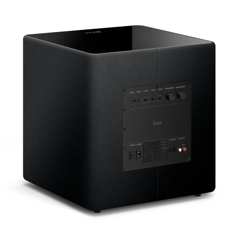 KEF Kube 12 MIE - Caisson de basses actif scellé de 12 pouces à projection frontale 300 Watts