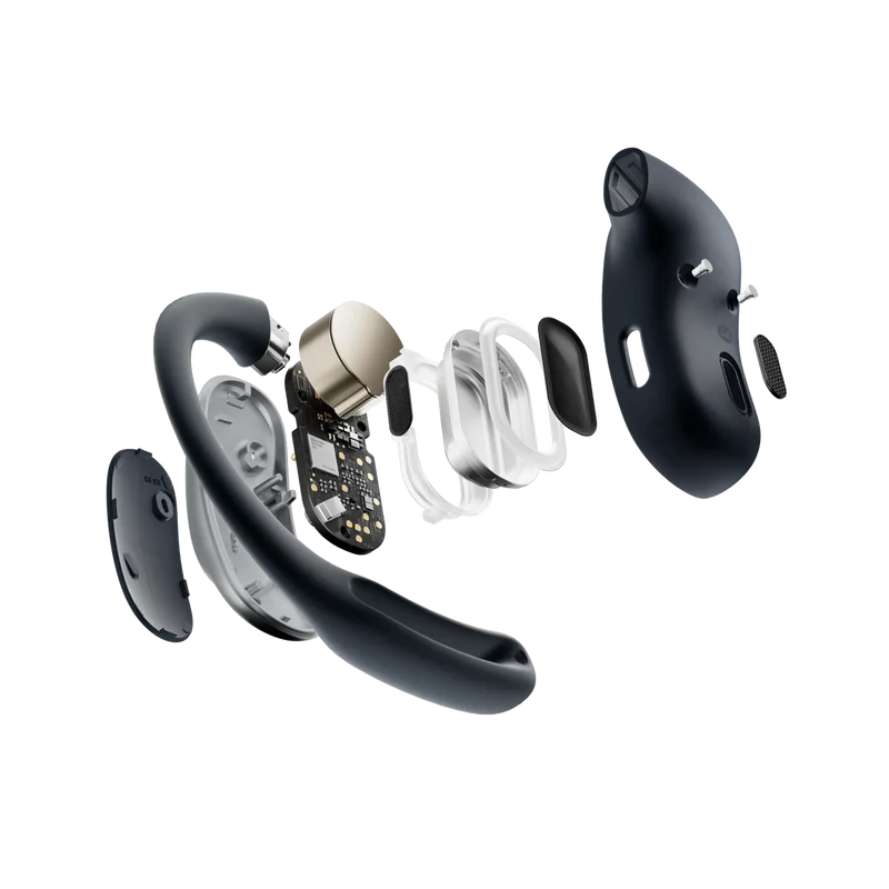 SHOKZ OpenFit Air - Écouteurs sans fil à conduction osseuse True Wireless indice IP54