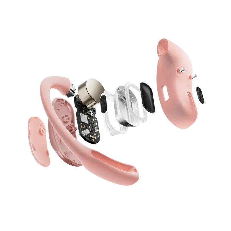 SHOKZ OpenFit Air - Écouteurs sans fil à conduction osseuse True Wireless indice IP54