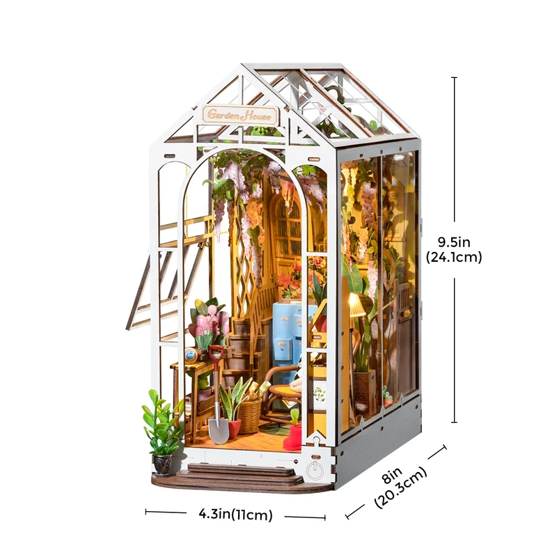 Kit de construction en bois Book Nook – Maison de jardin