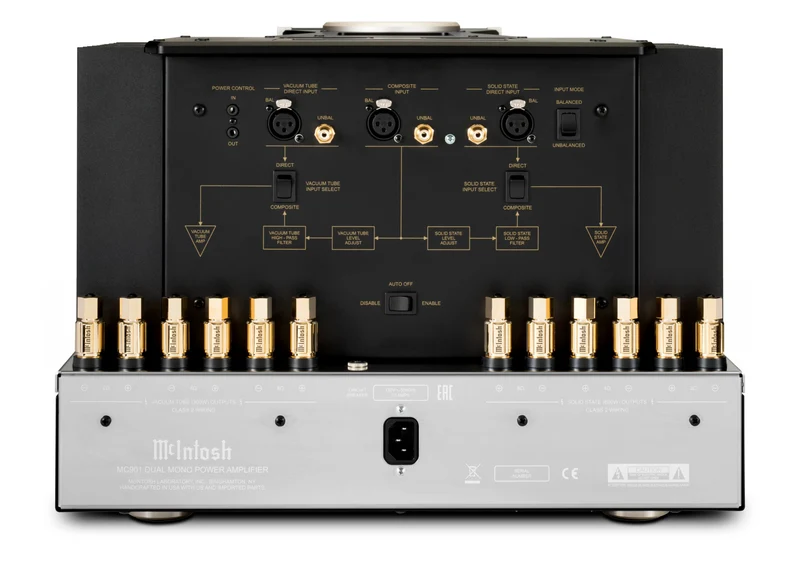 McIntosh MC901 - Ampli mono double canal hybride