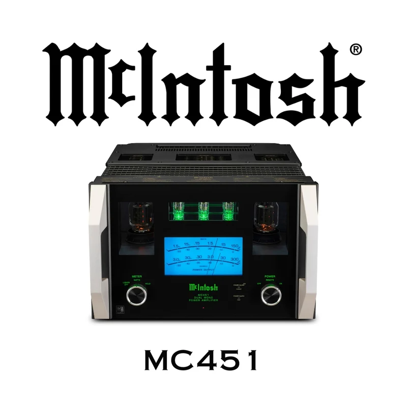 McIntosh MC451 - Ampli hybride double mono à tubes