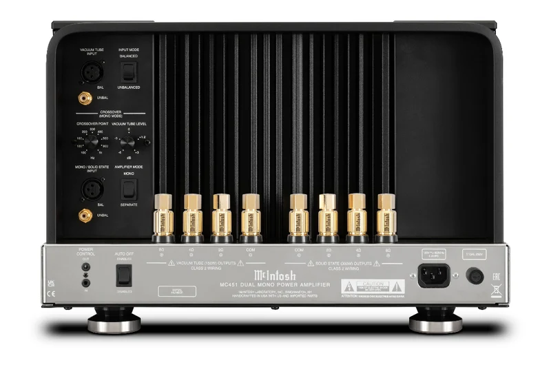 McIntosh MC451 - Ampli hybride double mono à tubes