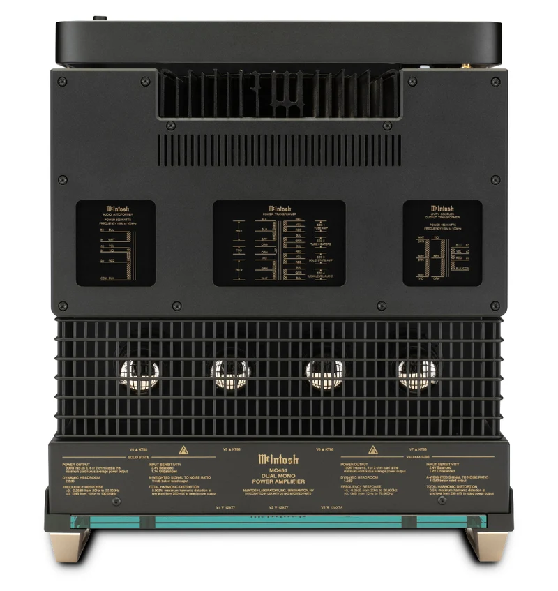 McIntosh MC451 - Ampli hybride double mono à tubes