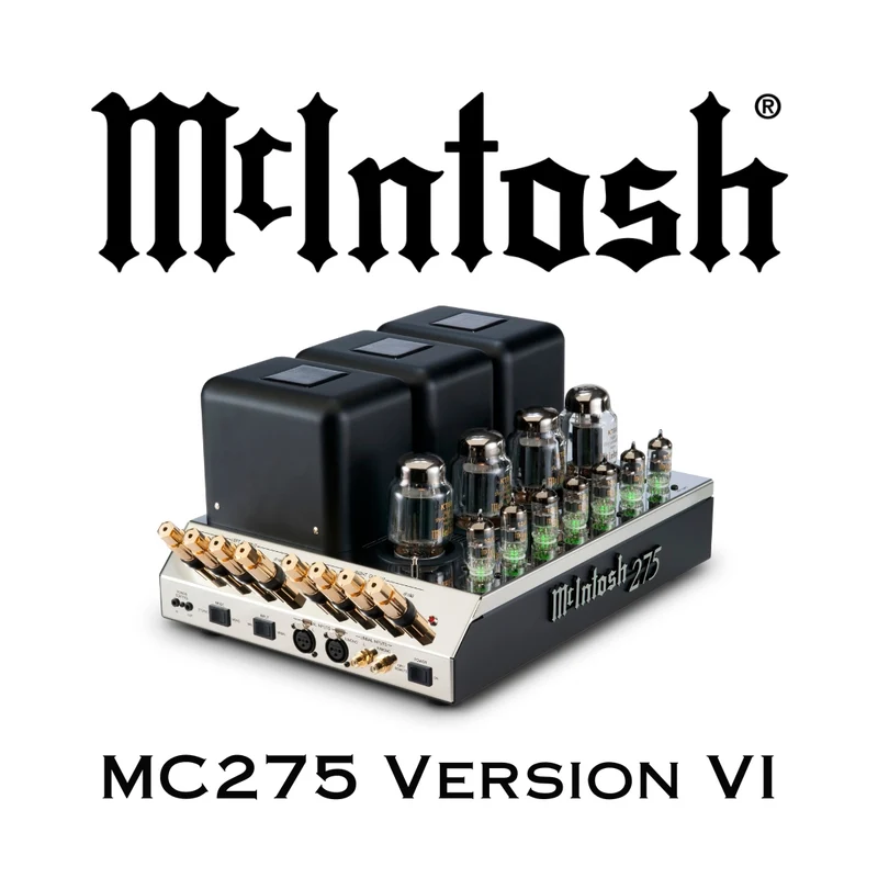 McIntosh MC275 VI Amplificateur de puissance à lampes – 75 W x 2 canaux ou 150 W en mono.