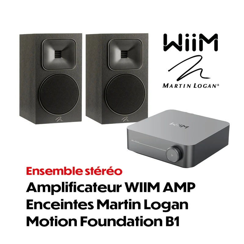 WiiM + Martin Logan | Ensemble stéréo compacte, mais puissant!