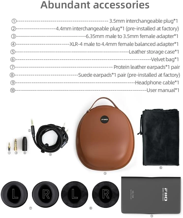 Fiio FT5 - Casques d'écoute ouvert planar magnetique