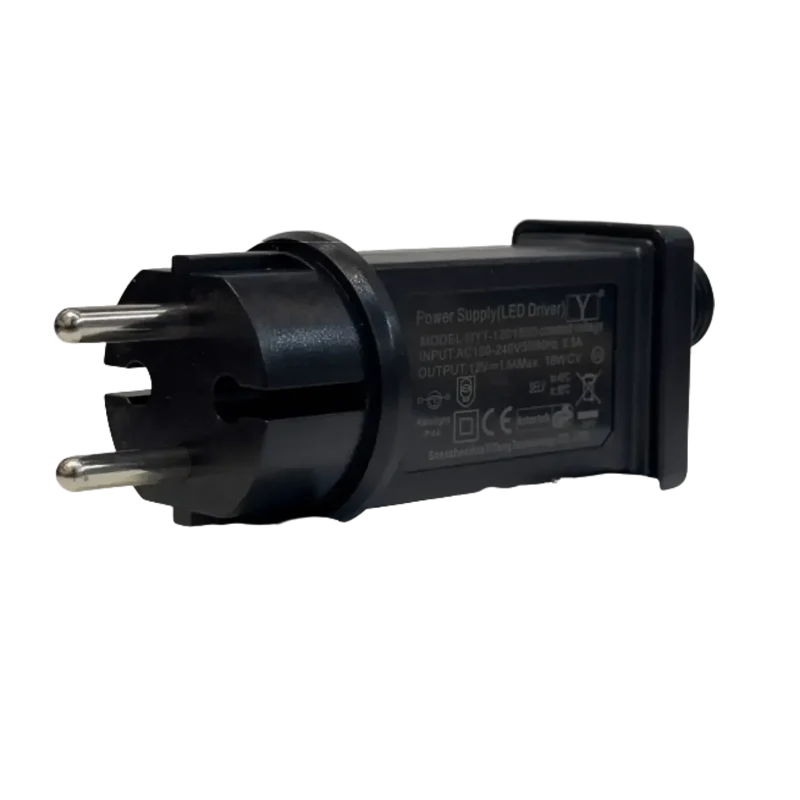 Transformateur secteur 12V 18W pour guirlandes de décoration et de Noël