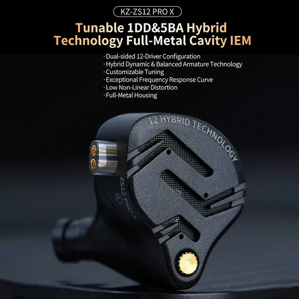 KZ ZS12 Pro X IEM With Mic
