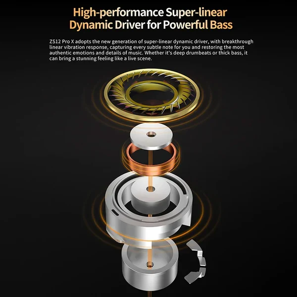 KZ ZS12 Pro X IEM With Mic
