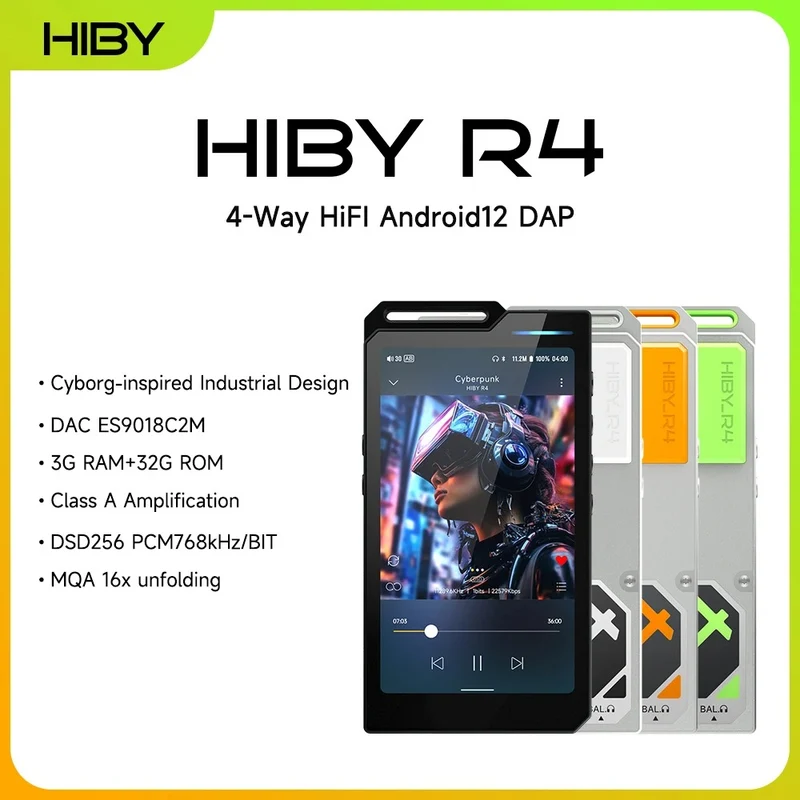 HiBy R4 Hi-Res Portable Music Player
