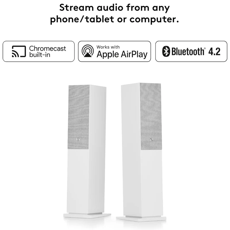 Audio Pro A48 Wireless & WiFi Floor Standing Speakers