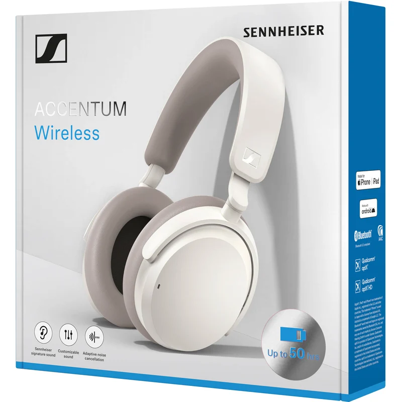 Sennheiser ACCENTUM Hybrid Noise-Canceling Wireless Headphones