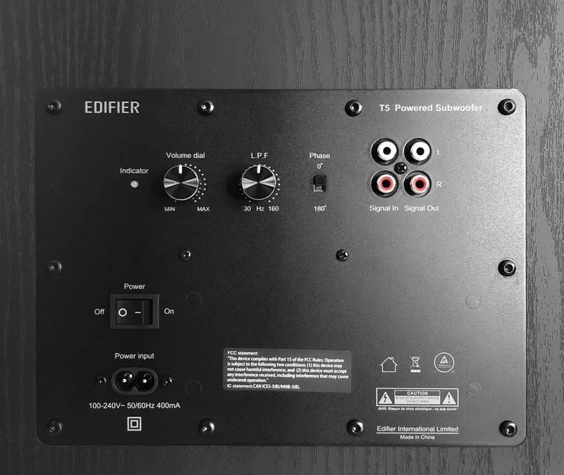Edifier T5 Powered Active Subwoofer