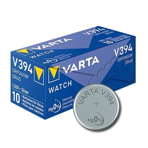 BUTTON BATTERIES V394 - BOX OF 10 BATTERY
