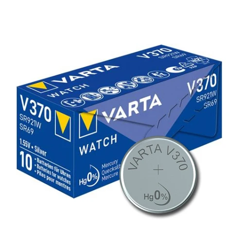 V370 BUTTON BATTERIES - BOX OF 10 BATTERY