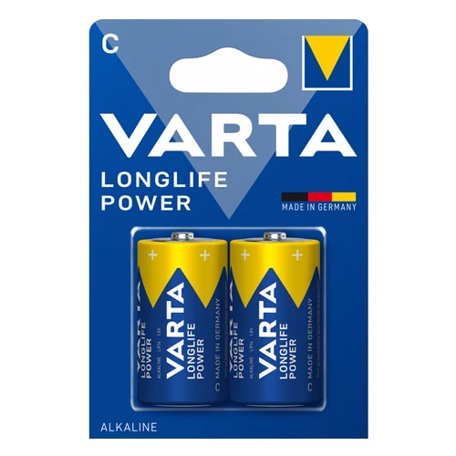 LONGLIFE POWER LR14 C BATTERIES BLISTER 2 BATTERIES