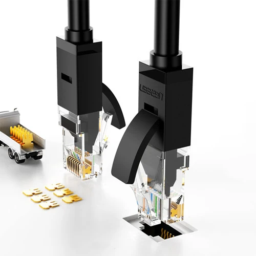 UGREEN LAN ETHERNET CABLE U/UTP CAT. 6 1000MBPS 8M BLACK NW102