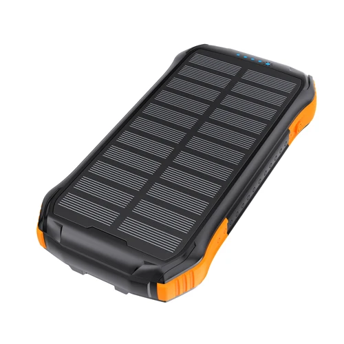 CHOETECH SOLAR POWERBANK WITH INDUCTION CHARGING 10000MAH QI 5W ORANGE