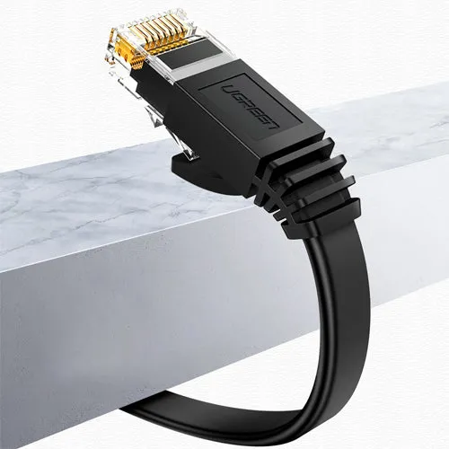 UGREEN FLAT LAN ETHERNET CABLE CAT. 6 12M BLACK NW102